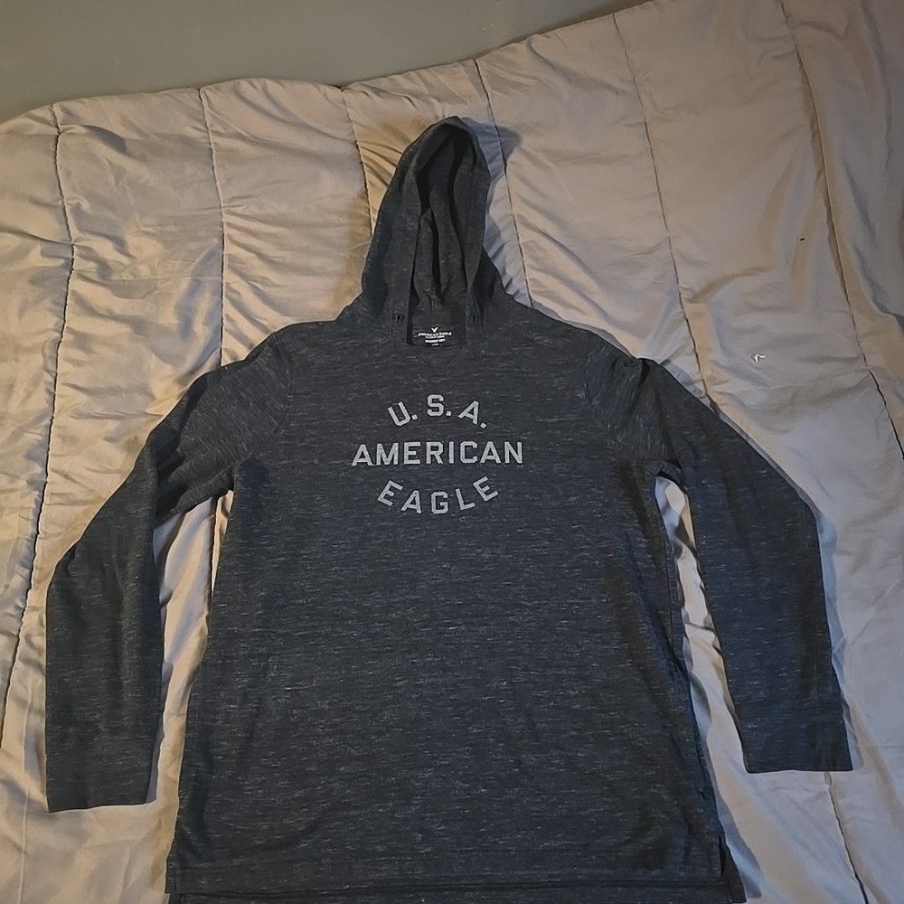 Cotton blend long sleeve hoodie, American Eagle Outfitters, Seriously Soft
